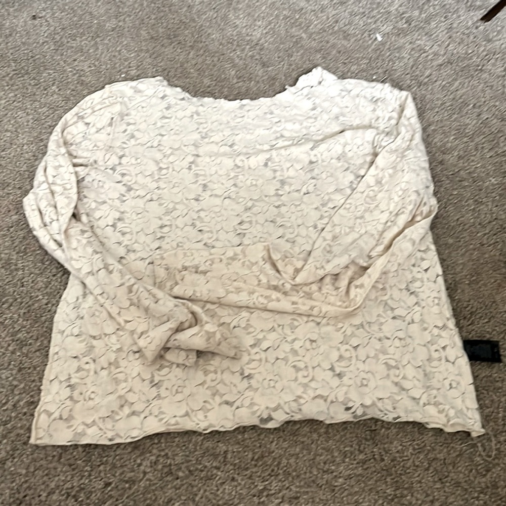 Lace under shirt